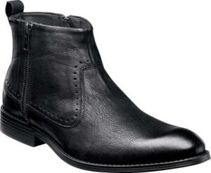 Stacy Adams Remington Plain Toe Zipper Boot 25063