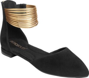 Girl Talk Ankle Strap D'Orsay Flat